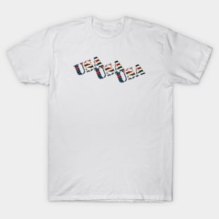 Red White and Blue USA T-Shirt